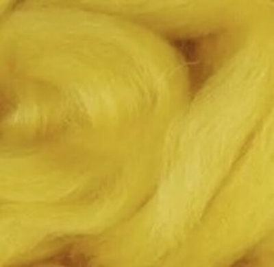 Шерсть для валяния "ПЕХОРКА", полутонкая шерсть 50г, подсолнух