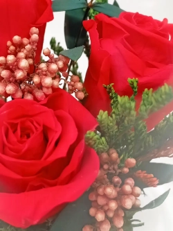 натуральные кустовые пионы в стекле, вакуум*