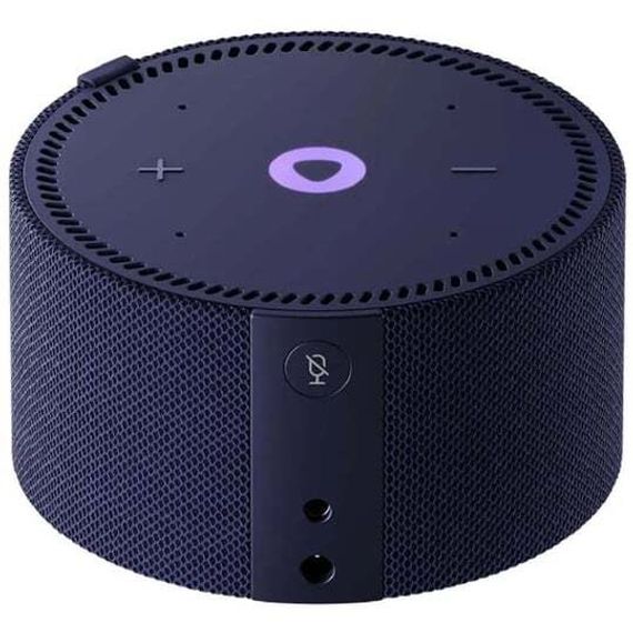 Yandex Station Mini Plus with Clock  Blue-Ağıllı ev üçün ağıllı kolonka