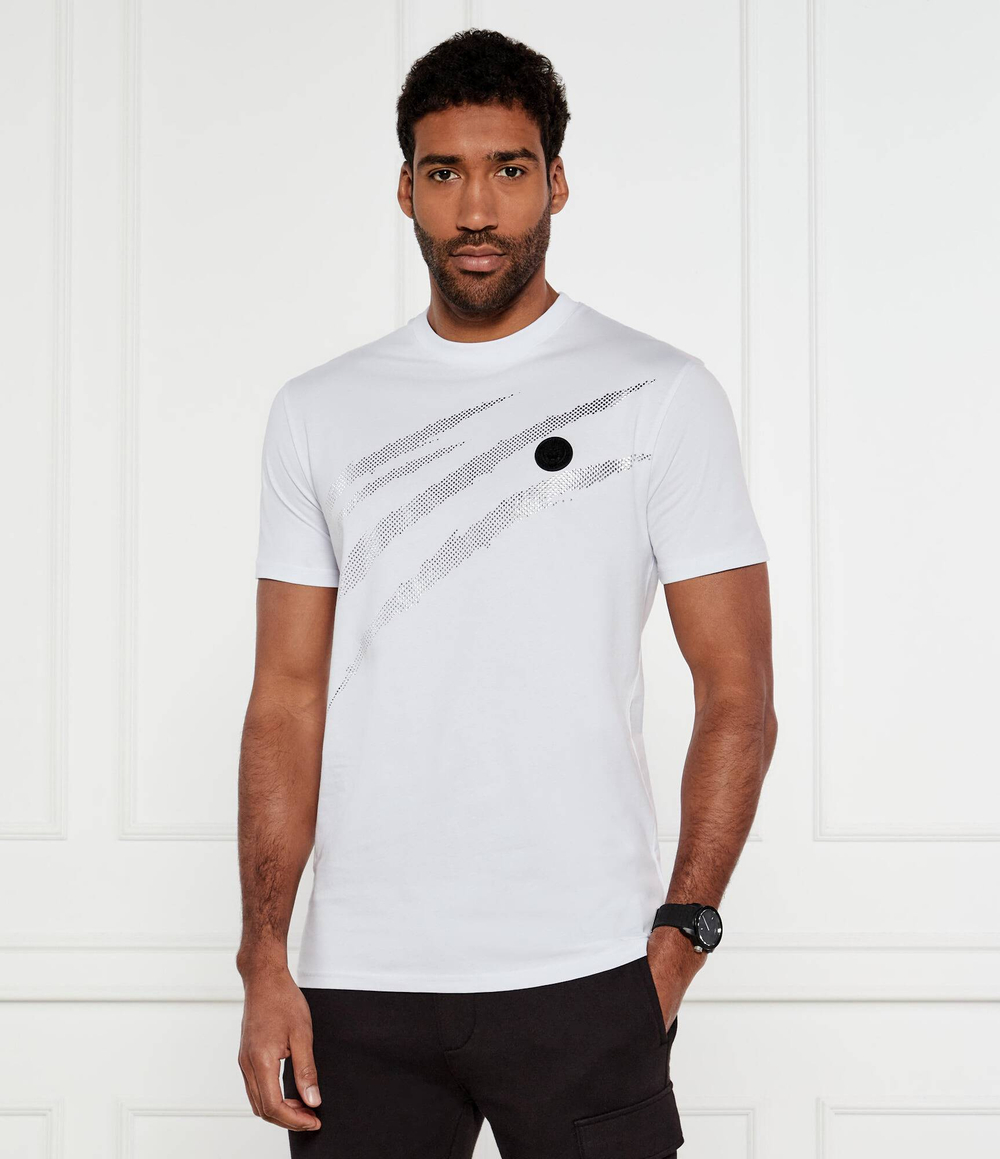 Футболка Lamina Scratch Plein Sport - белый(MTK8008 STE001N)