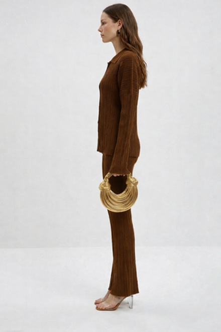 Кардиган в рубчик