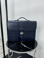 Портфель Hermes кожа крокодила