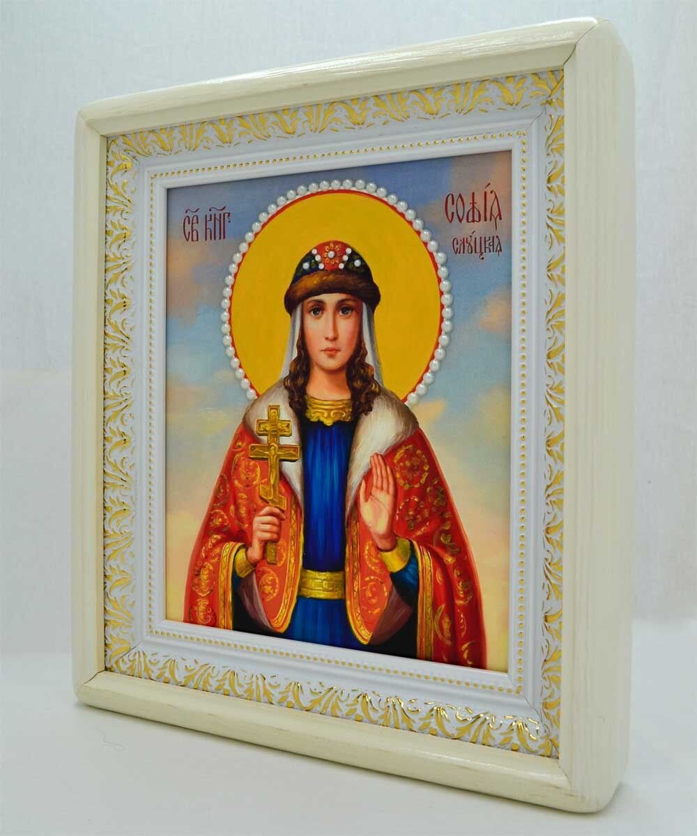 Икона Софии Слуцкой ручной работы.