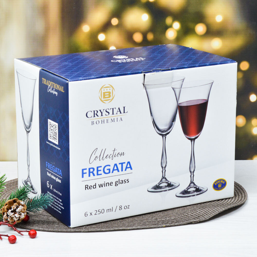 Набор бокалов для красного вина "Fregata" 6шт 250мл