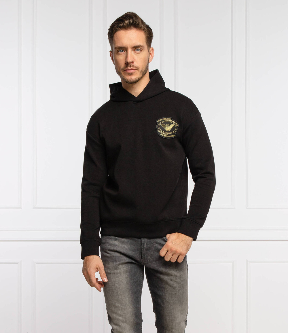 Худи Emporio Armani - черный(6K1M72 1JHSZ)