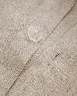 ZARA HOME ОДНОТОННЫЙ ЛЬНЯНОЙ ПОДОДЕЯЛЬНИК, СВЕТО-БЕЖЕВЫЙ