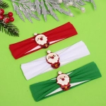 Повязка на голову детская «New Little Mi Mi - Весёлый Дед Мороз», микс 3 цвета, 4*16.5см