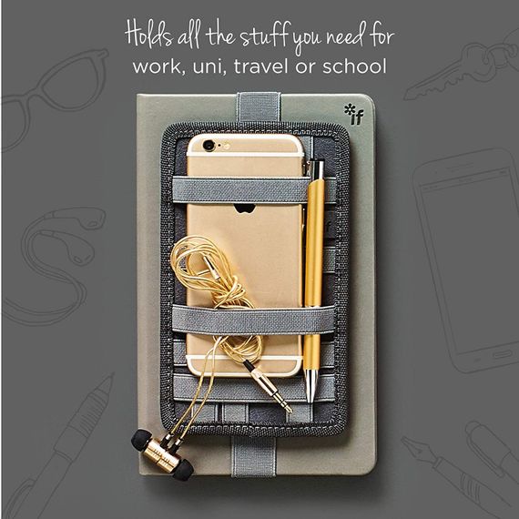 Penal Bookaroo Notebook Tidy - Charcoal