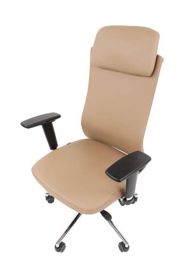 Офисное кресло Chairman 500LUX Россия экокожа бежевый