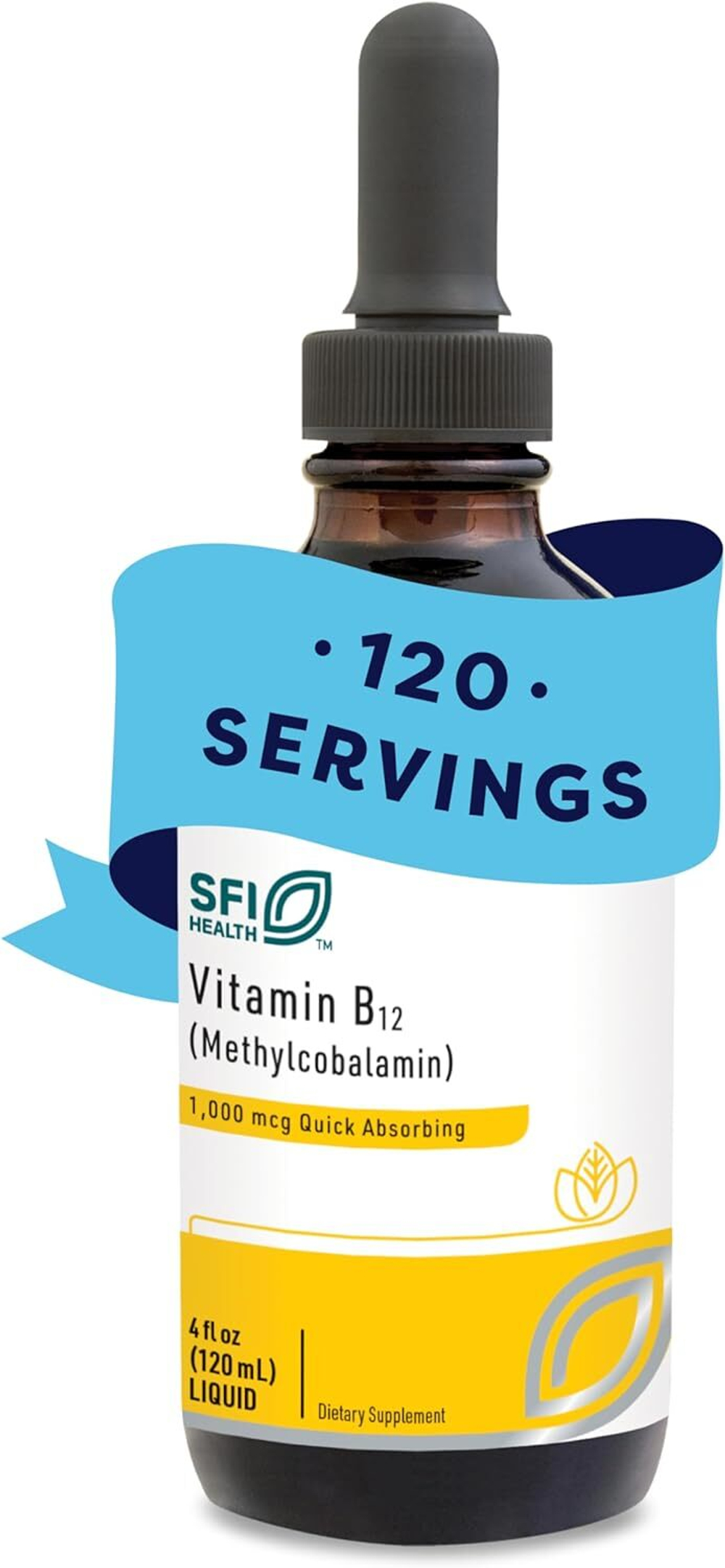 SFI/Klaire Labs - B12 Liquid Methylcobalamin 1 mg 120 ml