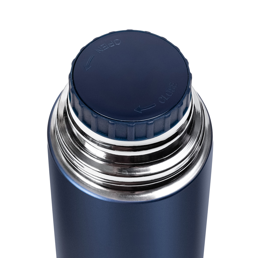 Термос Relaxika 101 (0,75 литра), темно-синий (без лого)