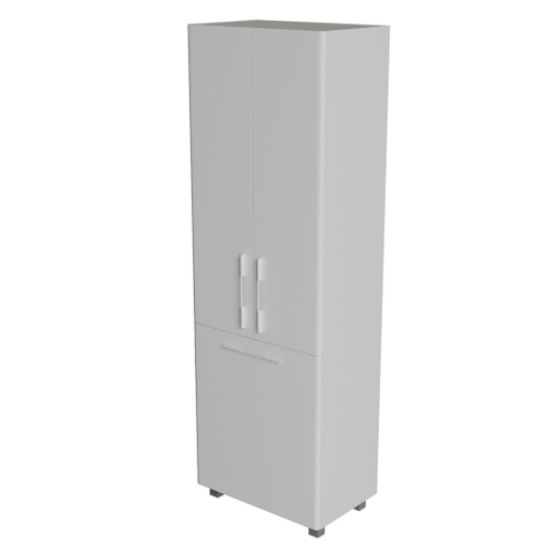 Пенал "СПУТНИК-60" белый с корзиной (600*1900*335)  (ПВХ)