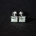 Пусеты с бриллиантом Принцесса