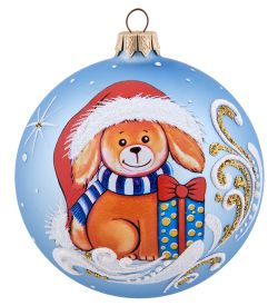 Элита НФШ-1638/4 Ел.украшение Шар «Собачка» 100 мм