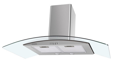 Кухонная вытяжка MAUNFELD Ancona PlusA 90 нержавеющая сталь\прозрачное стекло