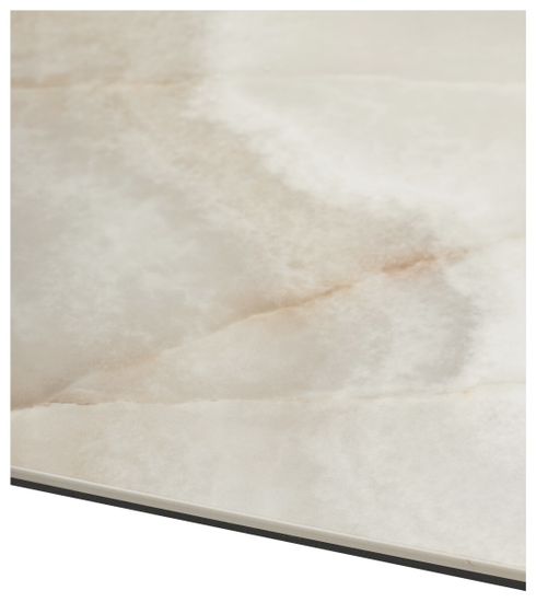 Стол МОЦАРТ 200 REX 769925, Бежевый мрамор, керамика / Дуб монтана