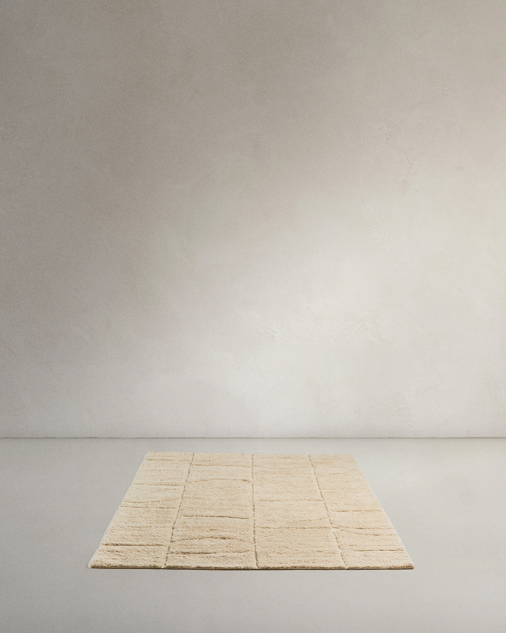 Nak Ковер шерстяной цвета экрю 160 x 230 см