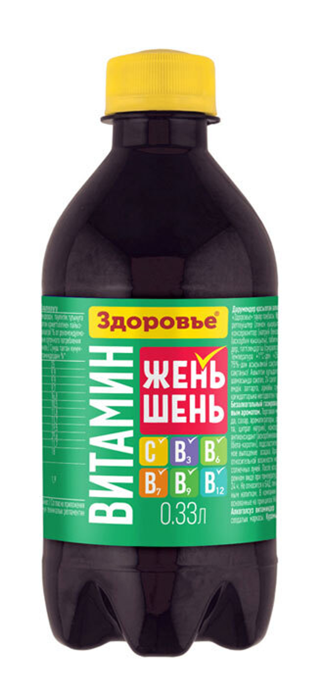 Напиток Здоровье Женьшень 0,33 л.