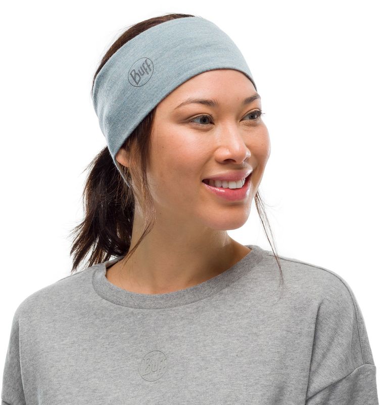 Шерстяная повязка на голову Buff Headband Midweight Wool Pool Melange Фото 2