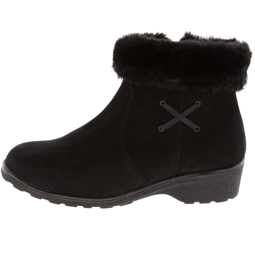 574401 Полусапожки женские черные