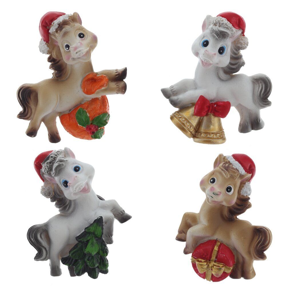 GAEM Магнит "Лошадка", L5 W2 H7 см, 4в.