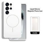 Накладка SILICONE CASE c MagSafe для Samsung S25 Ultra