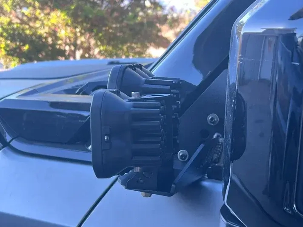 Кронштейн для доп. освещения для Toyota Land Cruiser Prado 250 LC250 2024+ Тойота насадка крпление под свет