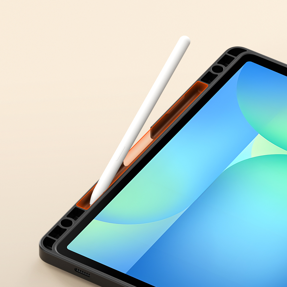 Складной чехол книжка от Dux Ducis для Samsung Tab S10 Lite, Tab S10 FE, Tab S9 и Tab S9 FE, серия Vers Series Case, с магнитным держателем Pencil и функцией автоматического перехода в спящий режим