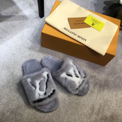 Louis Vuitton Fur Slide