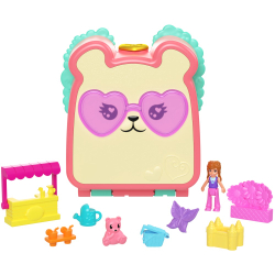 Polly Pocket - Набор компактный ЗАКУСКИ с куклой + аксессуары HRD70