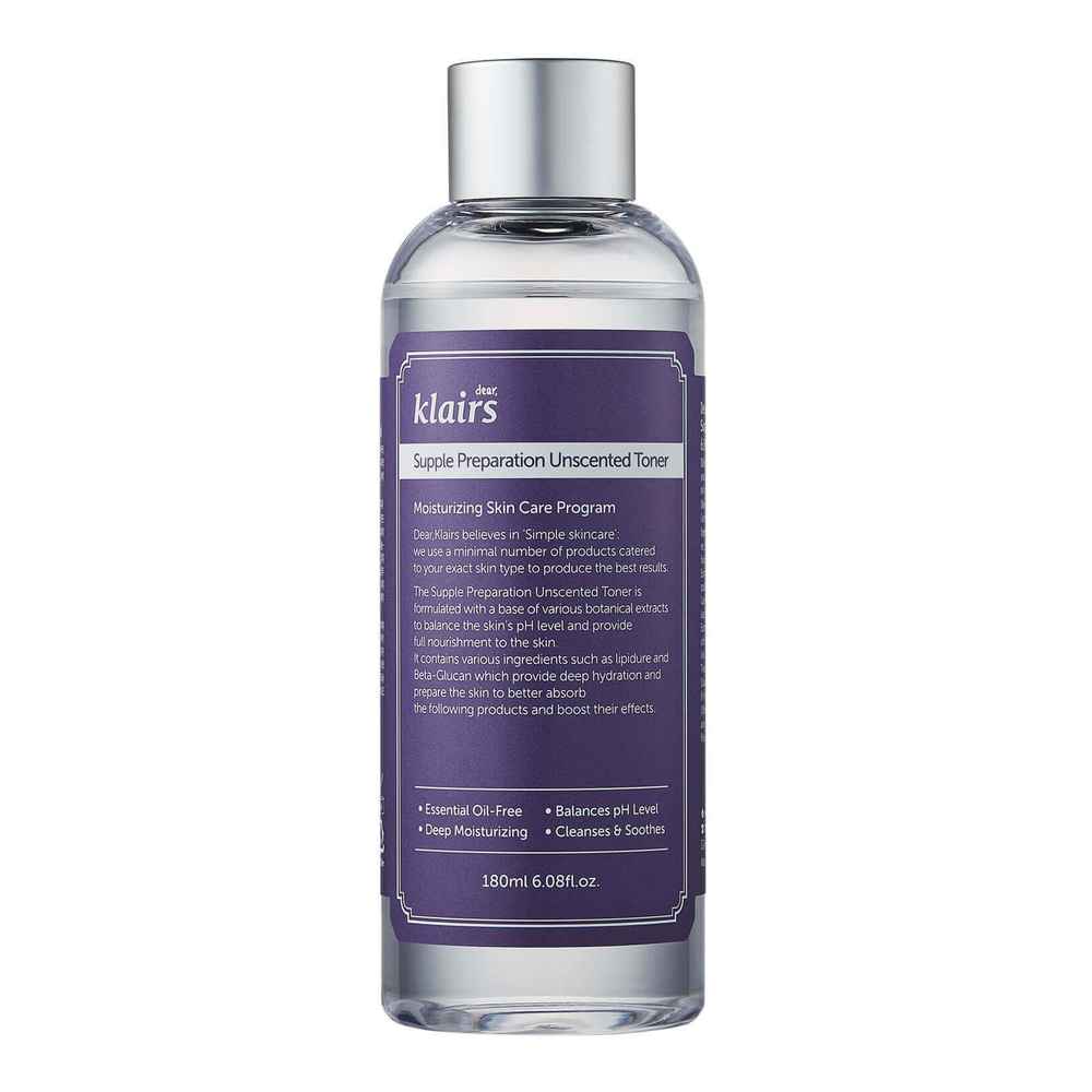 Dear, Klairs Смягчающий тонер для лица Supple Preparation Unscented Toner