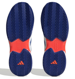 Мужские кроссовки теннисные Adidas CourtJam Control M Clay - blue fusion/cloud white/ lucid blue