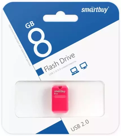 8GB USB Smartbuy Art Pink