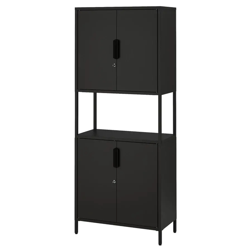 Шкаф - TROTTEN IKEA/ ТРОТТЕН ИКЕА,  173х70 см, черный