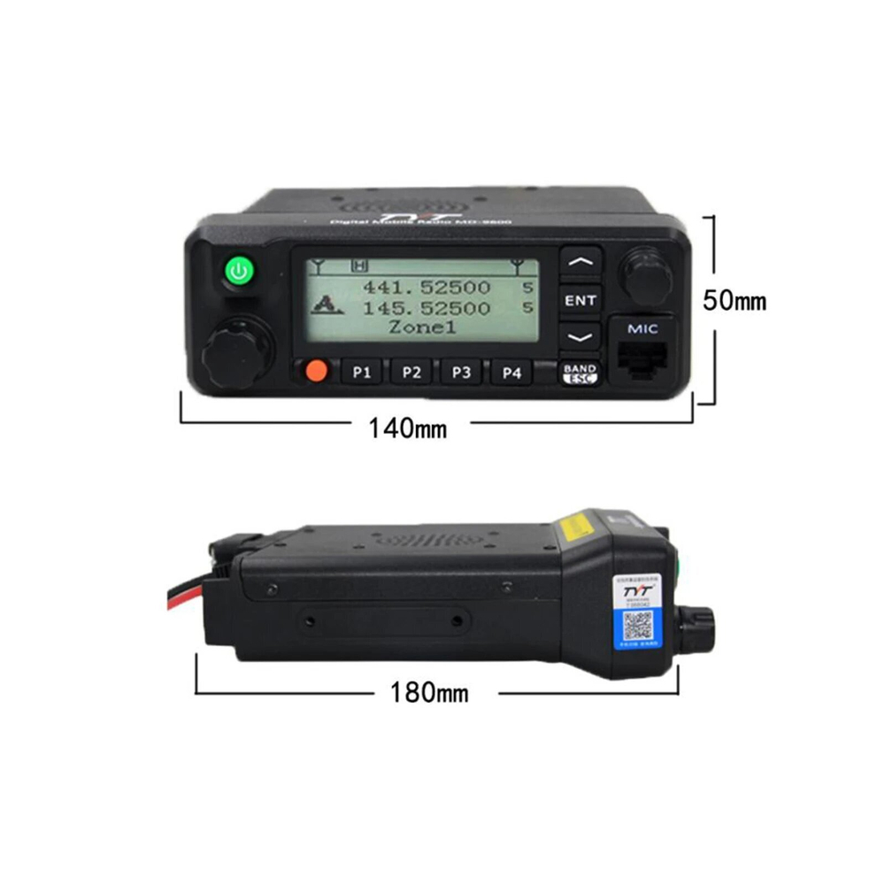 TYT MD-9600 DMR AES 256 Автомобильная цифровая радиостанция
