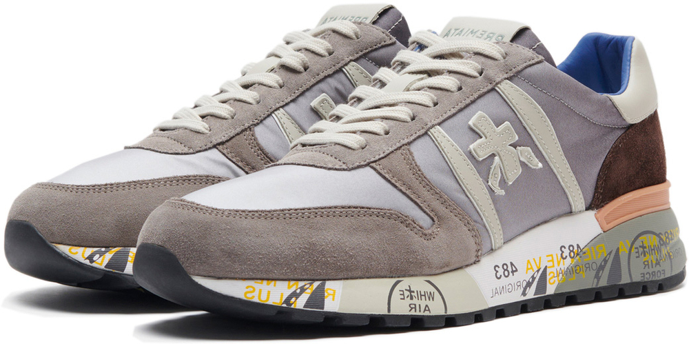 Premiata Lander 5679 Серые с коричневым