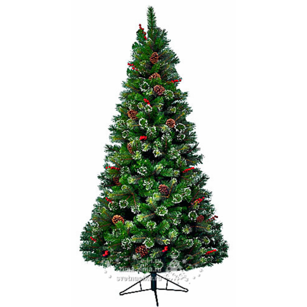 Новогодняя ёлка с ягодами 180 см
