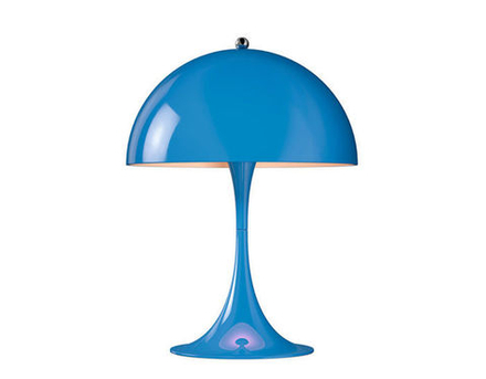 Настольный дизайнерский светильник  Panthella by Verpan Panton (синий)