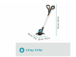 Аккумуляторный триммер Gardena ComfortCut 23/18V P4A с АКБ 2.5 А*ч и ЗУ 14701-20.000.00