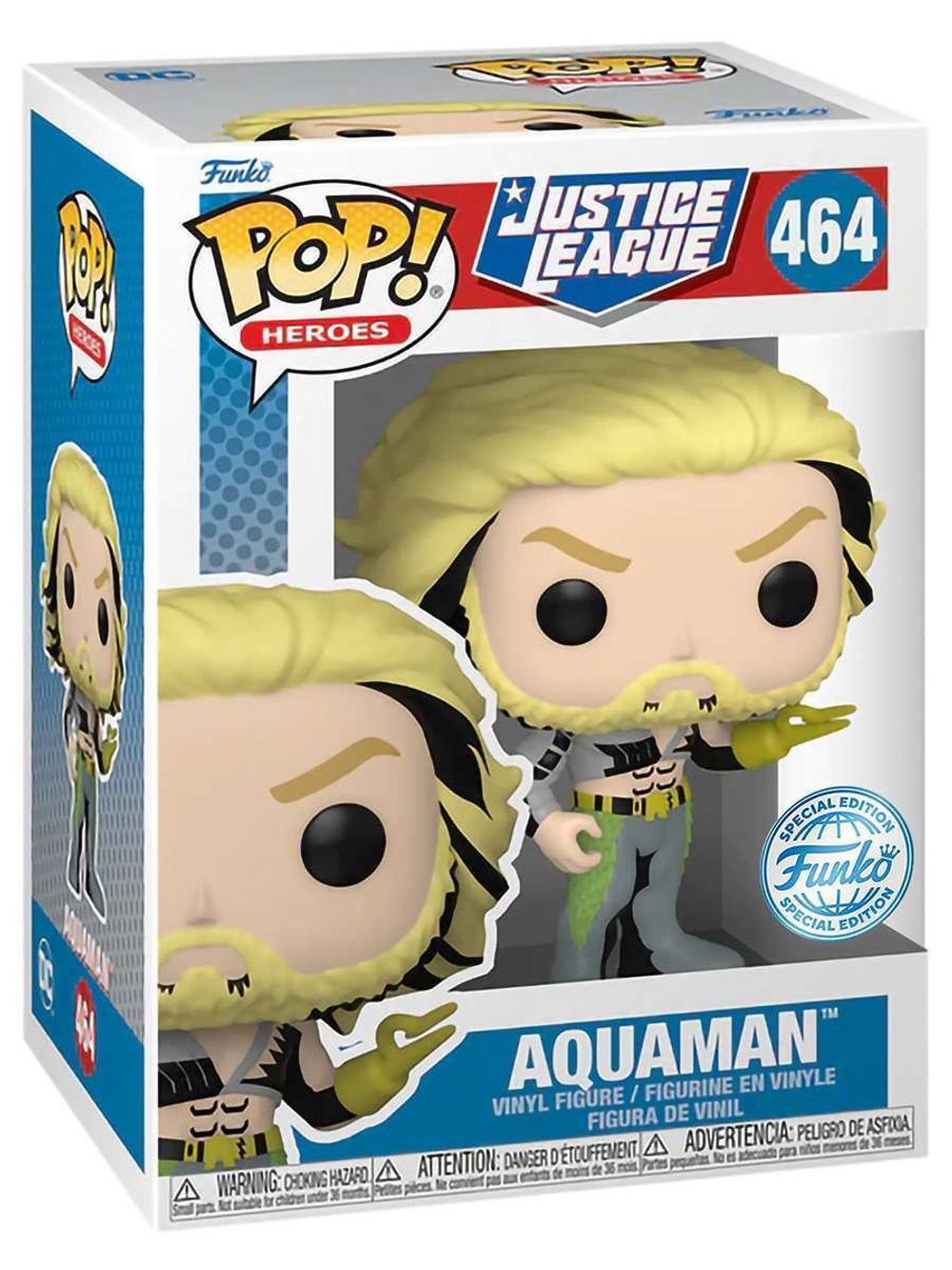 Фигурка Funko POP! Heroes Justice League Comic Aquaman (Exc) (464) 66618