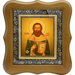 Сергий Марийский (Стрельников), священномученик, пресвитер. Икона на холсте.