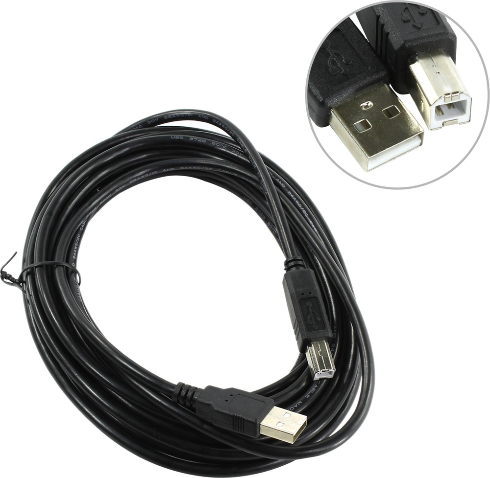 Кабель USB 2.0 A -&gt; B Defender USB04-17 5м
