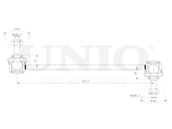 Стойка стабилизатора передняя UNIO SSP-50085