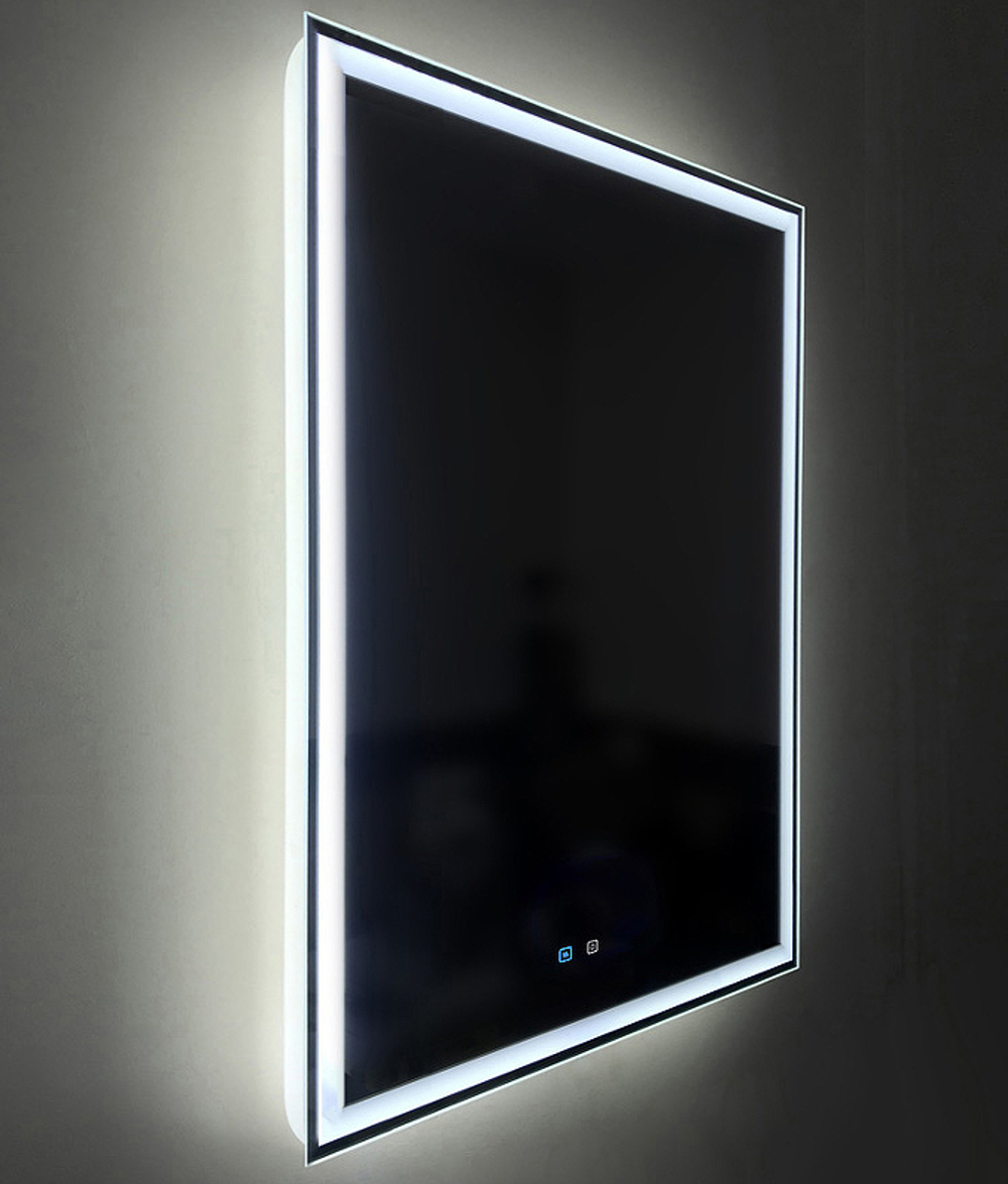 Зеркало BelBagno 100 SPC-GRT-1000-800-LED-TCH-SND с подсветкой с голосовым управлением и подогревом