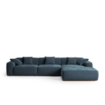 4-х местный нераскладной диван с кушеткой SAGA 008/003/026