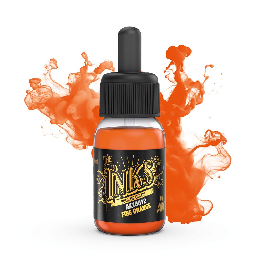 AK Interactive The INKS - Fire Orange AK Interactive The INKS - Fire Orange