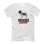 Футболка "Люблю свою Акиту"