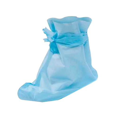 Бахилы стерильные хирургические высокие 50 см плотность 60 на завязках с двойной подошвой