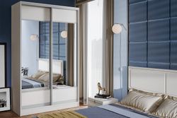 Шкаф-купе Тринити 9 1,35 м, Сандал светлый