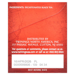 Twinings, чистый черный чай, английский завтрак, без кофеина, 25 чайных пакетиков, 50 г (1,76 унции)